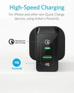 شارژر دیواری 18 وات انکر Anker Powerport+ 18W A2013 + مبدل پریز (هدیه) - Image 6