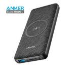 پاوربانک وایرلس 10000 میلی آمپر انکر Anker PowerCore III Sense 10K Wireless A1617 بدنه پارچه ای
