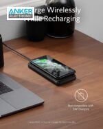 پاوربانک وایرلس 10000 میلی آمپر انکر Anker PowerCore III Sense 10K Wireless A1617 بدنه پارچه ای - Image 4