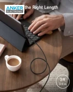 کابل 30 سانتی USB C به لایتنینگ انکر Anker USB-C to Lightning Cable A8831 - Image 4