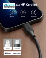 کابل 30 سانتی USB C به لایتنینگ انکر Anker USB-C to Lightning Cable A8831 - Image 5