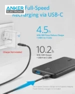 پاوربانک 10000 میلی آمپر انکر Anker PowerCore III Sense 10000 A1231H11 بدنه پارچه ای - Image 3