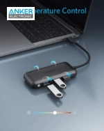 هاب دیتا USB-C انکر Anker Powerhub Classic 4-IN-1 USB-C HUB A8323 - Image 2