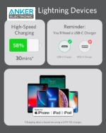 کابل USB C به لایتنینگ انکر Anker PowerLine III Flow USB-C to Ligtning 90cm A8662 - Image 5