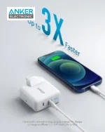 شارژر دیواری 40 وات انکر Anker PowerPort III Duo A2628 - Image 2