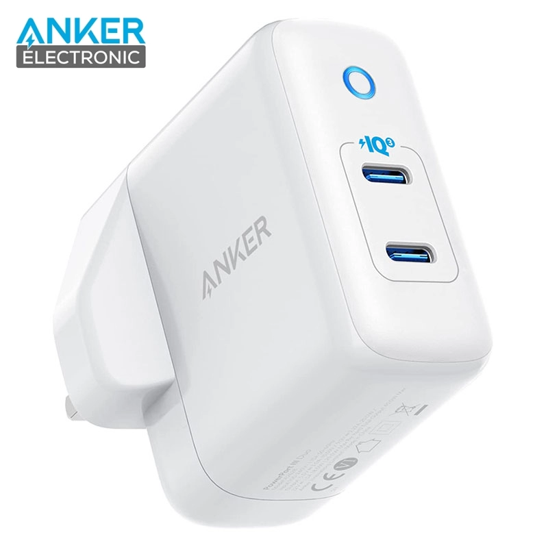 Anker-PowerPort-III-Duo-40W-White شارژر دیواری 40 وات انکر Anker PowerPort III Duo A2628 - Image 1