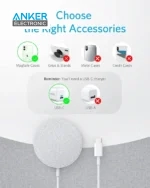 شارژر وایرلس مگ سیف انکر Anker PowerWave Select+ Magnetic Pad A2566 - Image 4