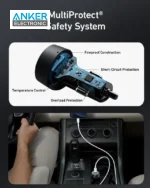 شارژر فندکی 35 وات انکر ANKER PowerDrive PD+ 2 Car Charger A2732 - Image 5