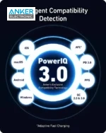 شارژر دیواری 100 وات انکر Anker 736 Charger Nano II 100W A2145 UK سه پین UK + مبدل پریز (هدیه) - Image 3