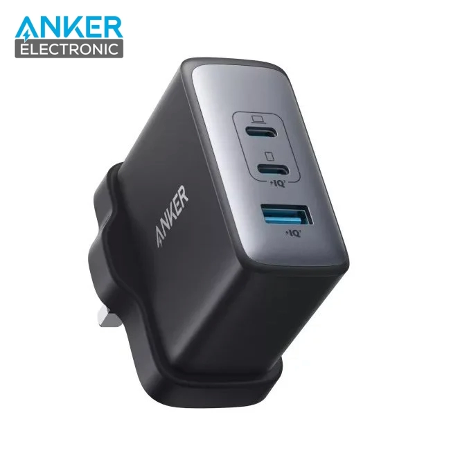 A2145 شارژر دیواری 100 وات انکر Anker 736 Charger Nano II 100W A2145 UK سه پین UK + مبدل پریز (هدیه) - Image 1