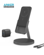 استند و پاوربانک وایرلس 5 وات انکر Anker 633 Magnetic Wireless Charger MagGo B25A72
