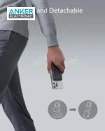 استند و پاوربانک وایرلس 5 وات انکر Anker 633 Magnetic Wireless Charger MagGo B25A72 - Image 4