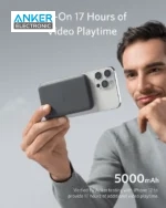 استند و پاوربانک وایرلس 5 وات انکر Anker 633 Magnetic Wireless Charger MagGo B25A72 - Image 6