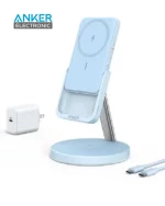 استند و پاوربانک وایرلس 5 وات انکر Anker 633 Magnetic Wireless Charger MagGo B25A72 - Image 8
