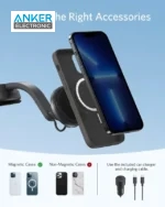 پایه نگهدارنده و وایرلس شارژ انکر Anker 613 Magnetic Wireless Charger B2930 - Image 5