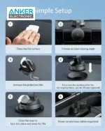 پایه نگهدارنده و وایرلس شارژ انکر Anker 613 Magnetic Wireless Charger B2930 - Image 6