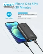پاوربانک 10000 میلی آمپر انکر Anker PowerCore Metro 10000 mAh A1246 بدنه پارچه ای - Image 5