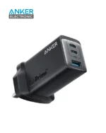 شارژر دیواری 65 وات انکر Anker 735 Charger GaNPrime 65W A2668 UK + مبدل پریز (هدیه)