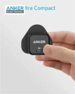 شارژر دیواری 20 وات انکر Anker PowerPort III 20W Cube A2149 + مبدل پریز (هدیه) - Image 2