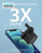 شارژر دیواری 20 وات انکر Anker PowerPort III 20W Cube A2149 + مبدل پریز (هدیه) - Image 5