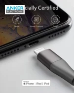 کابل USB-A به لایتنینگ انکر ANKER Powerline plus II 180cm A8453 - Image 4