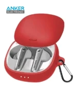 کیس محافظ سیلیکونی هدفون انکر مخصوص Anker Soundcore Liberty air 2 pro Silicon Case + آویز فلزی - Image 10