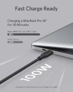 کابل شارژ USB-C به USB-C انکر Anker Powerline III Flow Type C to C 100W Cable A8553 - Image 4