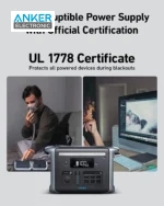 پاوراستیشن 1500 وات انکر Anker 757 Portable 1229Wh Power Station A1770 - Image 3