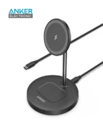 پایه نگهدارنده و شارژر وایرلس انکر Anker Wireless PowerWave 2-in-1 Magnetic Stand A2543
