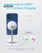 پایه نگهدارنده و شارژر وایرلس انکر Anker Wireless PowerWave 2-in-1 Magnetic Stand A2543 - Image 10