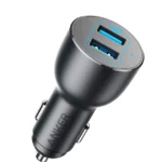شارژر فندکی 36 وات انکر Anker 36W Metal Dual USB Car Charger A2729H11