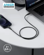 کابل USB C به لایتنینگ انکر Anker PowerLine III Flow 641 USB-C to Ligtning 180cm A8663 - Image 2