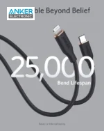 کابل USB C به لایتنینگ انکر Anker PowerLine III Flow 641 USB-C to Ligtning 180cm A8663 - Image 4