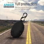کیس محافظ سیلیکونی هدفون انکر مخصوص Anker Soundcore Liberty 3 Pro Silicon Case + آویز فلزی - Image 4