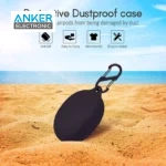 کیس محافظ سیلیکونی هدفون انکر مخصوص Anker Soundcore Liberty 3 Pro Silicon Case + آویز فلزی - Image 5