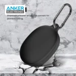 کیس محافظ سیلیکونی هدفون انکر مخصوص Anker Soundcore Life P2 Mini Silicon Case + آویز فلزی - Image 7