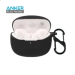 کیس محافظ سیلیکونی هدفون انکر مخصوص Anker Soundcore Life P2i Silicon Case + آویز فلزی