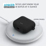 کیس محافظ سیلیکونی هدفون انکر مخصوص Anker Soundcore Liberty Air 2 Silicon Case + آویز فلزی - Image 5