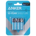 باتری نیم قلمی 1.5 ولت انکر Anker Batteries Alkaline AAA 4-pack B1820H12