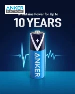 باتری نیم قلمی 1.5 ولت انکر Anker Batteries Alkaline AAA 4-pack B1820H12 - Image 4