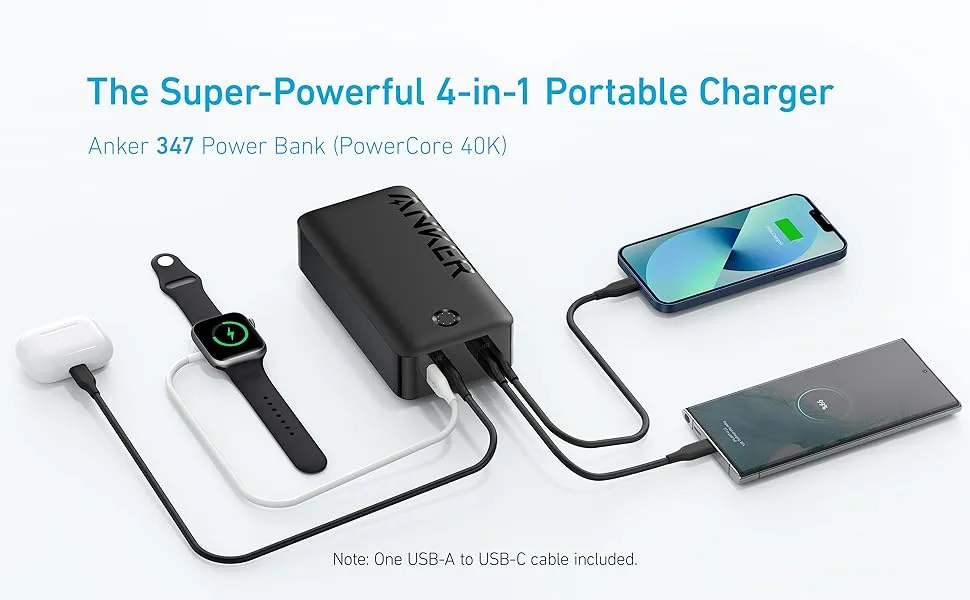 پاوربانک 40 هزار میلی آمپر انکر Anker Portable Charger 347 Powerbank A1377 1 A1377