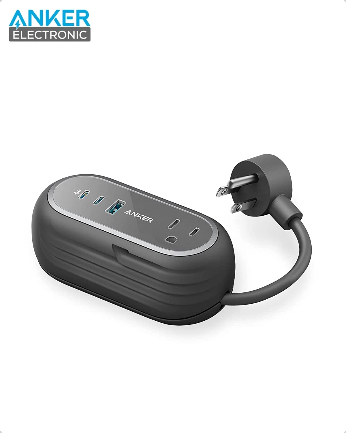 A9125-1 چندراهی برق 5 پورت انکر Anker 615 USB Power Strip GaNPrime 65W A9125 - Image 1