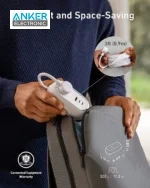 چندراهی برق 5 پورت انکر Anker 615 USB Power Strip GaNPrime 65W A9125 - Image 5