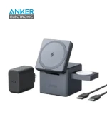 شارژر وایرلس مگ سیف 3 در 1 انکر Anker 3-in-1 Cube with MagSafe Y1811
