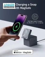 شارژر وایرلس مگ سیف 3 در 1 انکر Anker 3-in-1 Cube with MagSafe Y1811 - Image 5