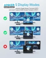 هاب دیتا 9 در 1 انکر Anker PowerExpand 9-in-1 USB-C PD Dock A8394 - Image 5