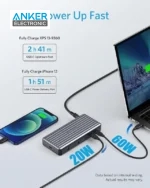 هاب دیتا 9 در 1 انکر Anker PowerExpand 9-in-1 USB-C PD Dock A8394 - Image 6