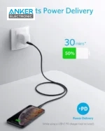 کابل 180 سانتی متر انکر Anker Powerline+ II 180cm USB-C to Lightning A8653 - Image 7