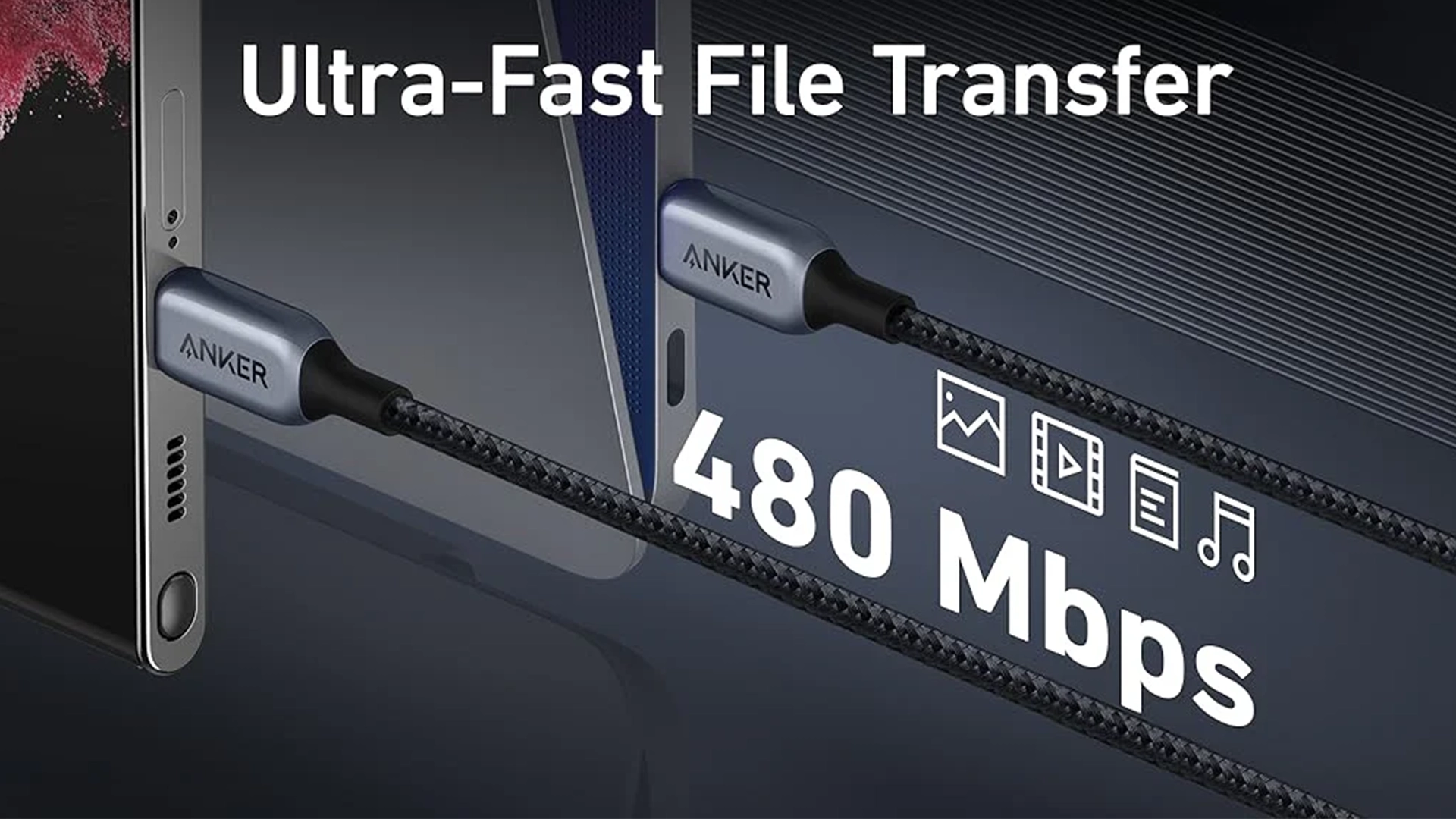کابل تایپ سی انکر Anker Powerline 765 240W A8866HA1 USB C To USB C 2 کابل تایپ سی انکر 765 Anker Powerline 240W A8866
