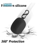 کیس محافظ سیلیکونی هدفون انکر مخصوص Anker Soundcore Liberty 4 Silicon Case + آویز فلزی - Image 3